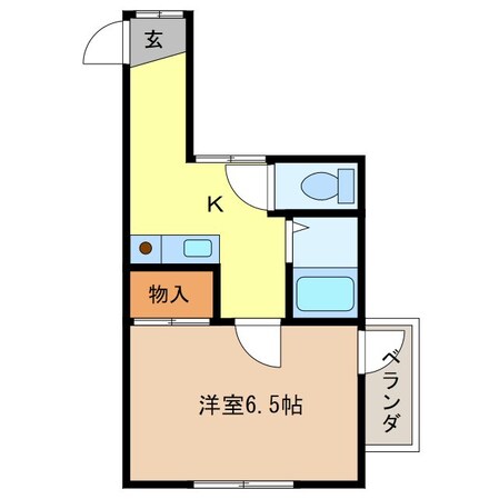 ハイツ薫風の物件間取画像